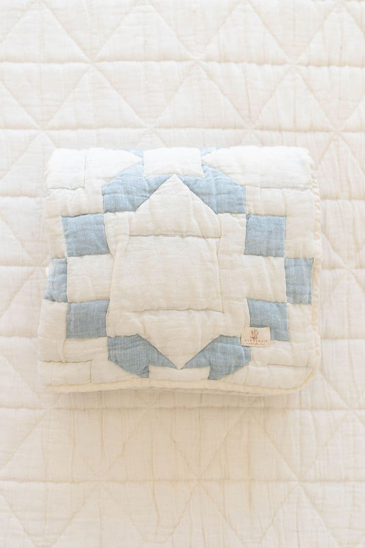 New Grain Cottage Quilt - Powder