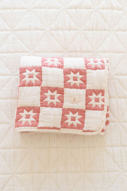 New Grain Homestead Baby Quilt - Ruby