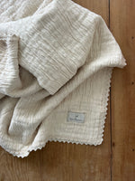 Bebe Organic Lumi Chenille Natural Twin Blanket