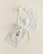 ferne baby Drool Bib - Rocking Horse