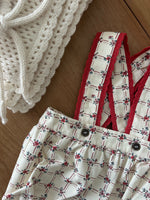 Bebe Organic Lissy Overall - Geometric Roses