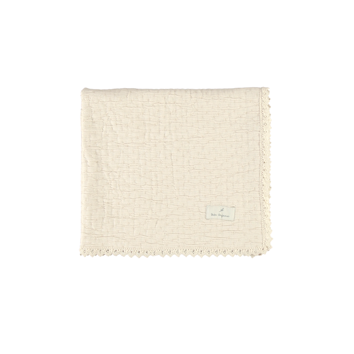 Bebe Organic Lumi Chenille Natural Baby Blanket