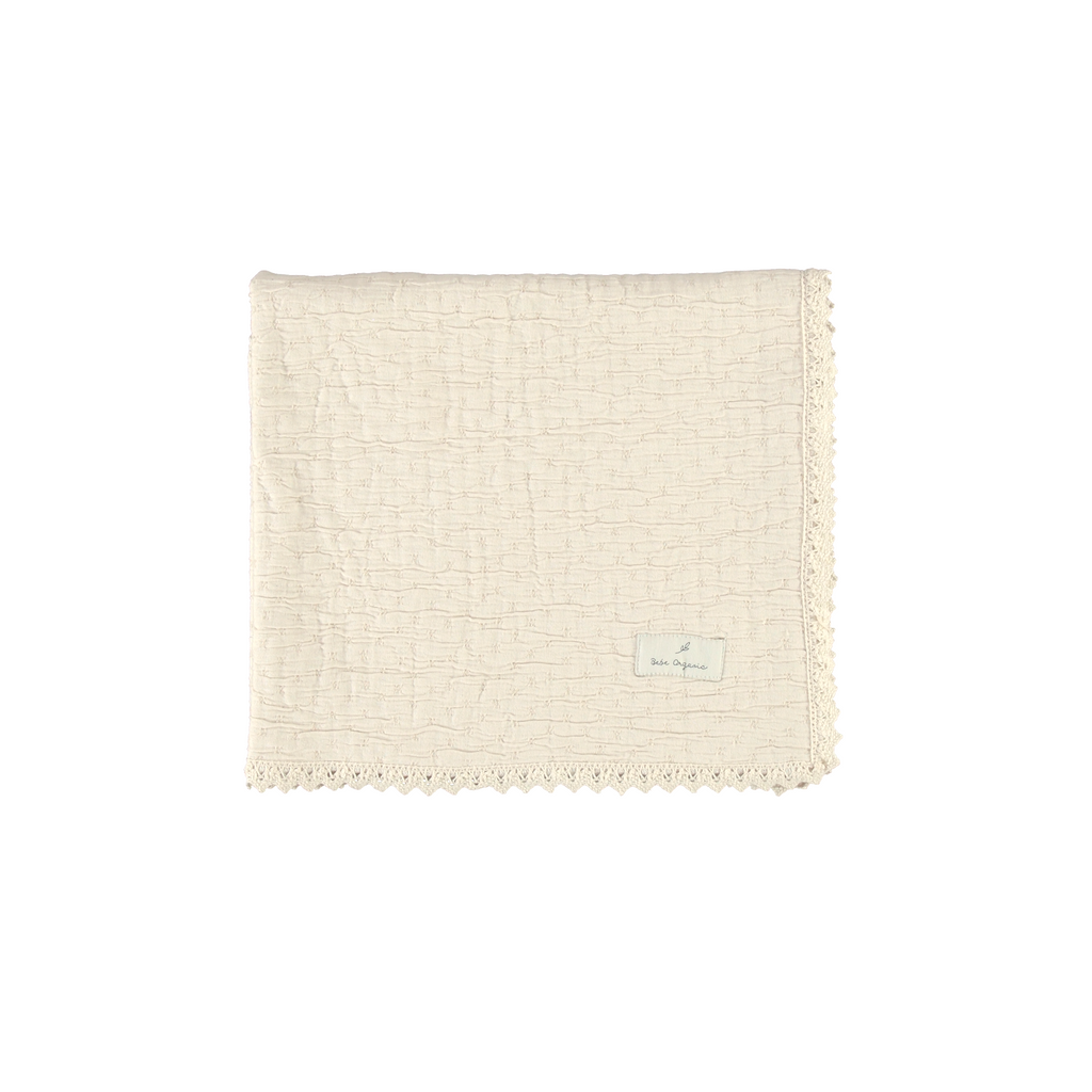 Bebe Organic Lumi Chenille Natural Baby Blanket