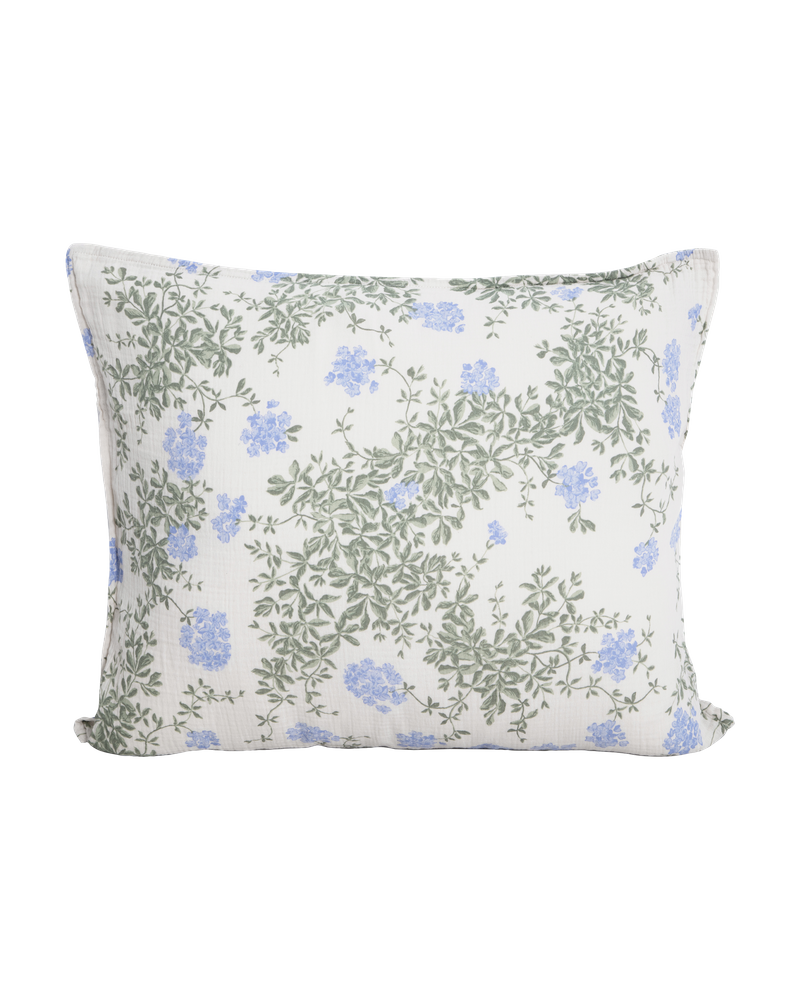 Garbo & Friends Plumbago Muslin Pillowcase