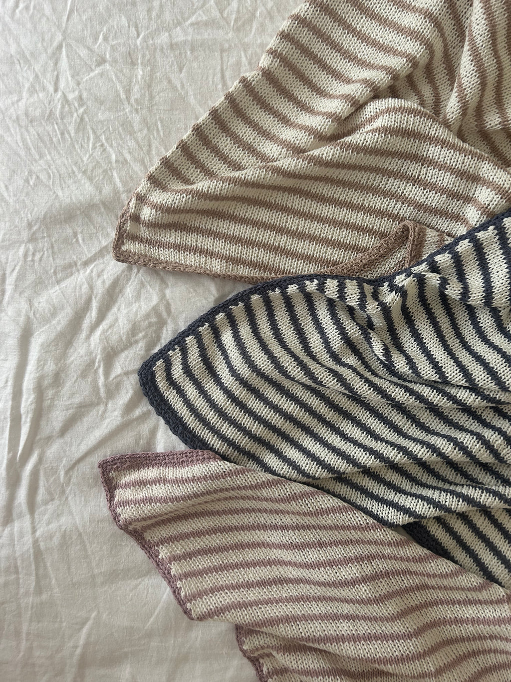 Organic Cotton Striped Blanket