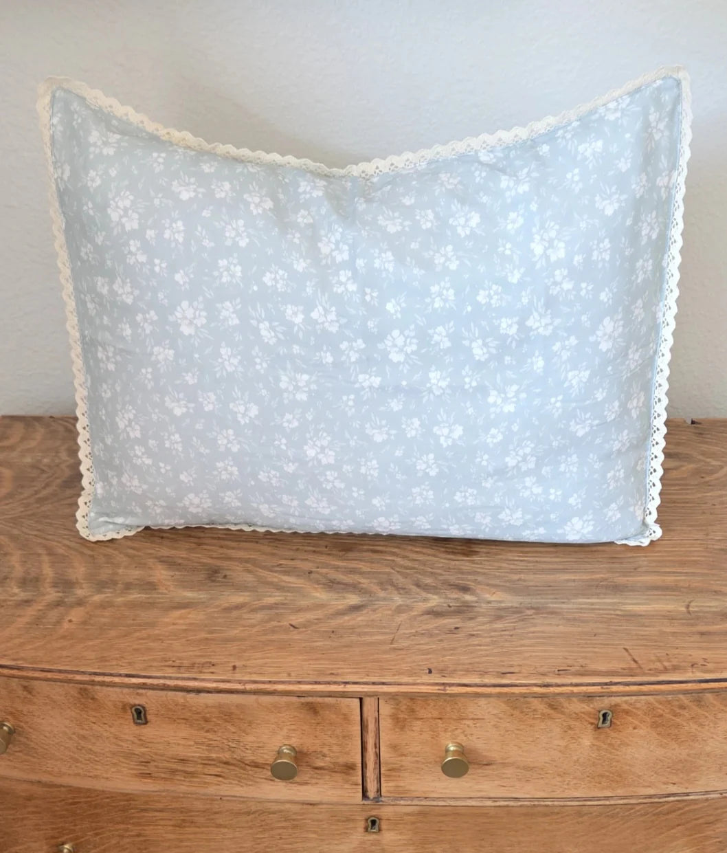 Ellie + Layne Pillowcase Sham - Daphne Icy Blue Floral