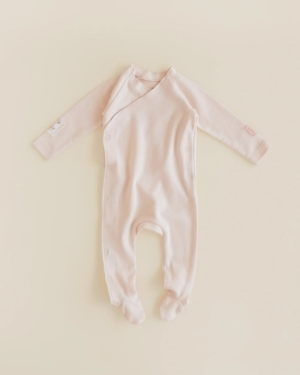 ferne baby Ballet Footie - Poppy & Gingham Patch