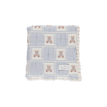 Bebe Organic Teddy Bear Blue Baby Blanket