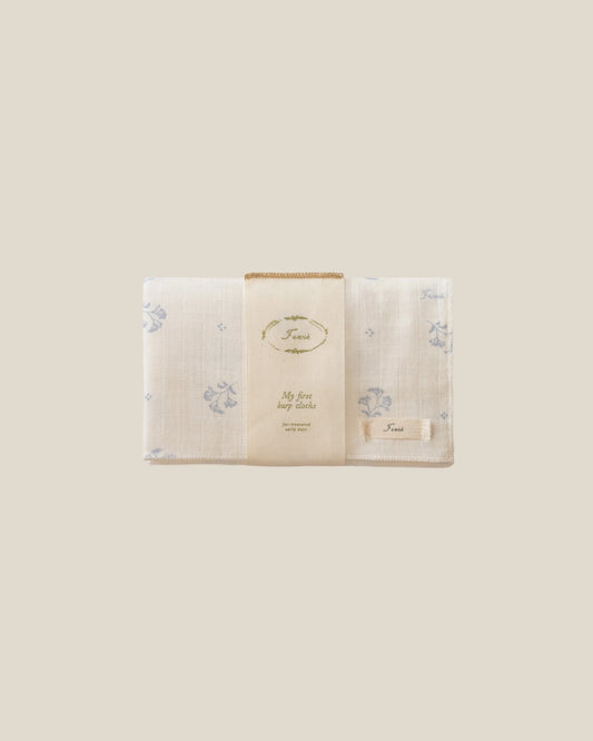 ferne baby Burp Cloth - Bluet (set of two)