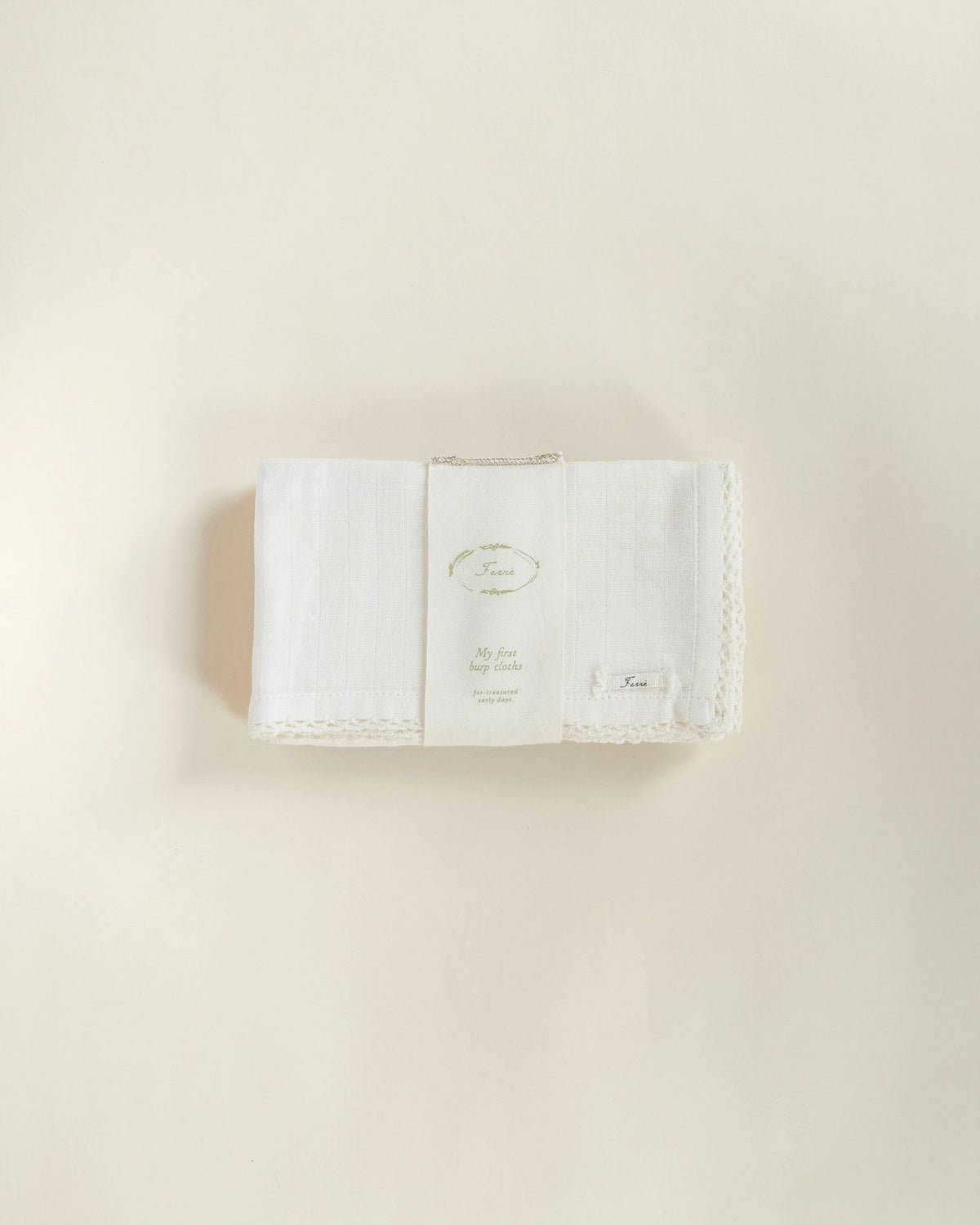 ferne baby Burp Cloth (set of two)