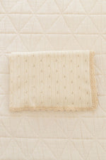 New Grain Knit Pointelle Blanket