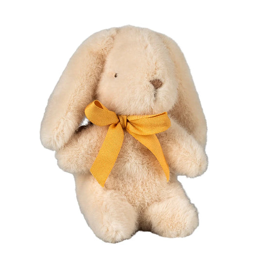 Maileg Bunny Plush Mini Cream (yellow bow)