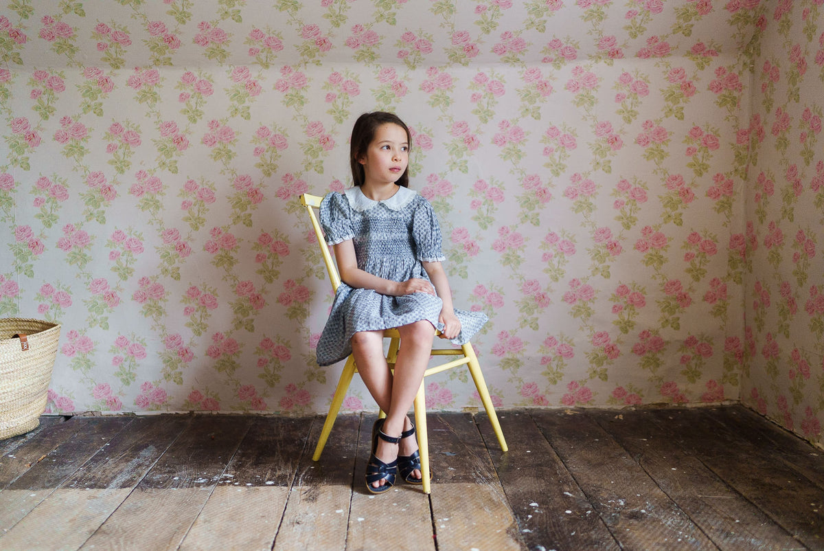 Little Cotton Clothes Lulu Smocked Dress in Tenby Floral
