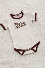 Bencer and Hazelnut My First Christmas Bodysuit