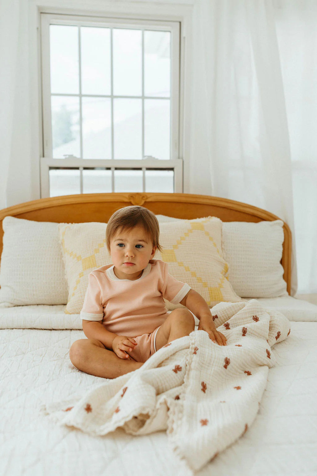 New Grain Layered Gauze Blanket - Teddy