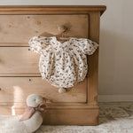 Christmas Floral Peggy Romper PRE ORDER