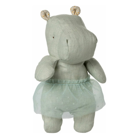 Maileg Safari Friends Hippo with Tutu Small Mint
