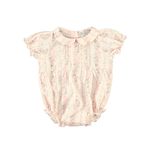 Bebe Organic Irene Romper in Floral Stripe