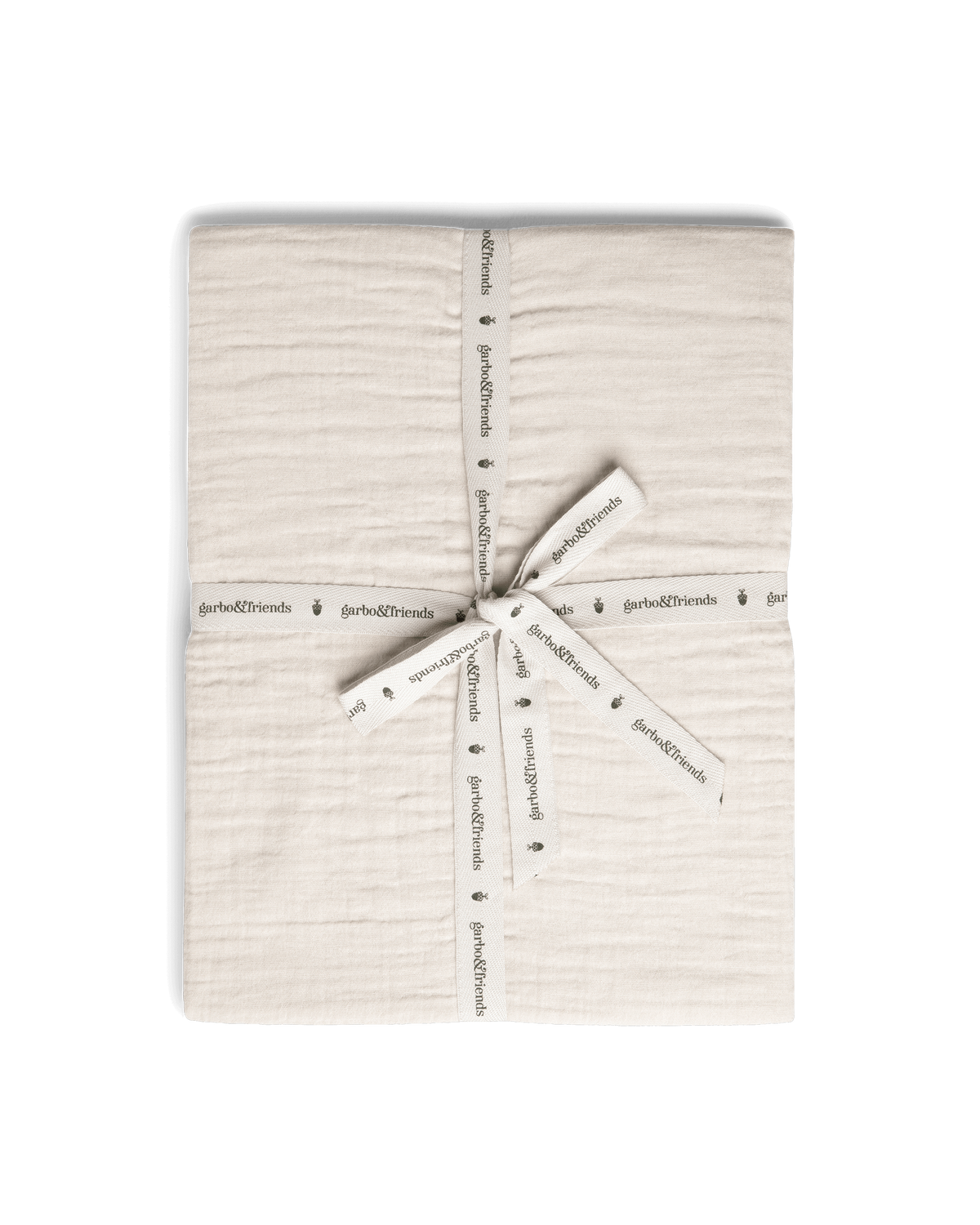 Garbo & Friends Eggshell Muslin Cot Fitted Sheet