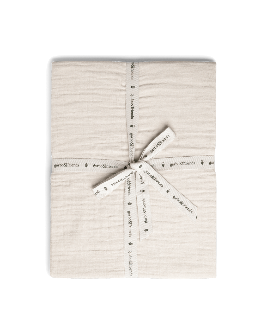 Garbo & Friends Eggshell Muslin Cot Fitted Sheet