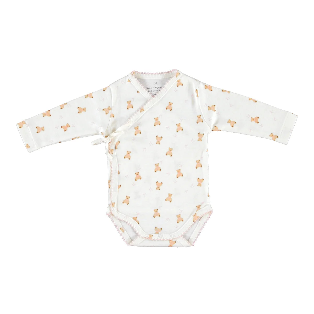 Bebe Organic Ted Wrap Onesie