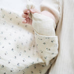 Poudre Organic Swaddle in Blue Serf