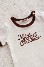 Bencer and Hazelnut My First Christmas Bodysuit