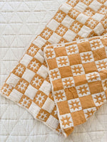 New Grain Homestead Baby Quilt - Sunset