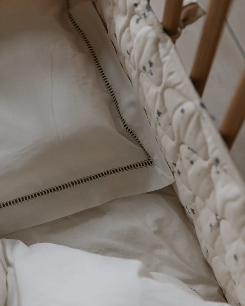 Garbo & Friends Ladder Lace Fitted Cot Sheet