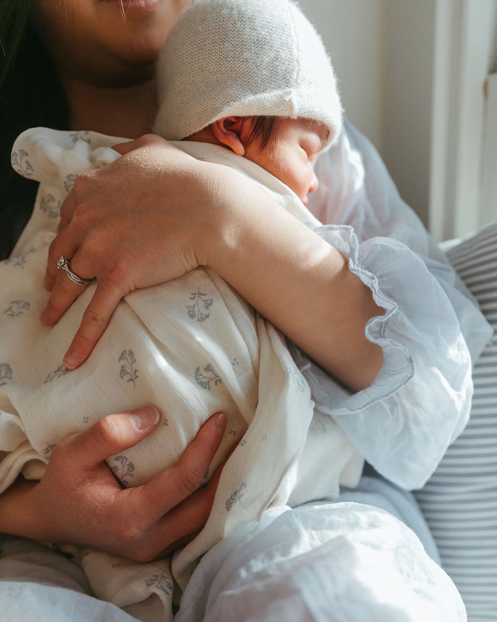 ferne baby Swaddle - Bluet Floral