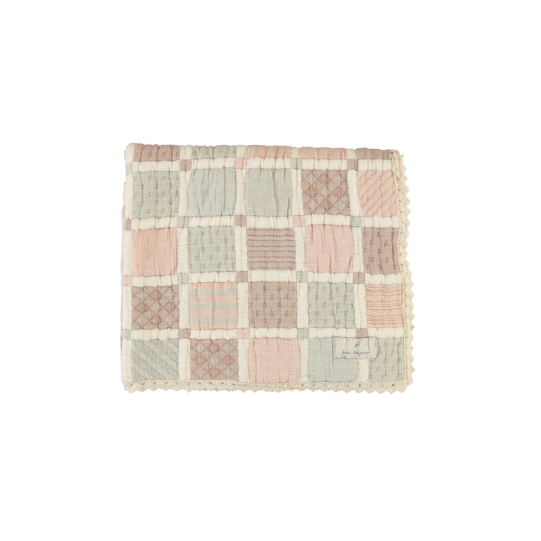 Bebe Organic Mai Patchwork Baby Blanket