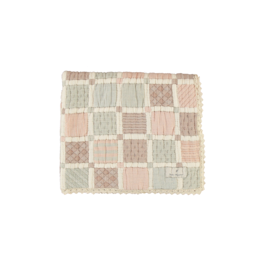 Bebe Organic Mai Patchwork Baby Blanket
