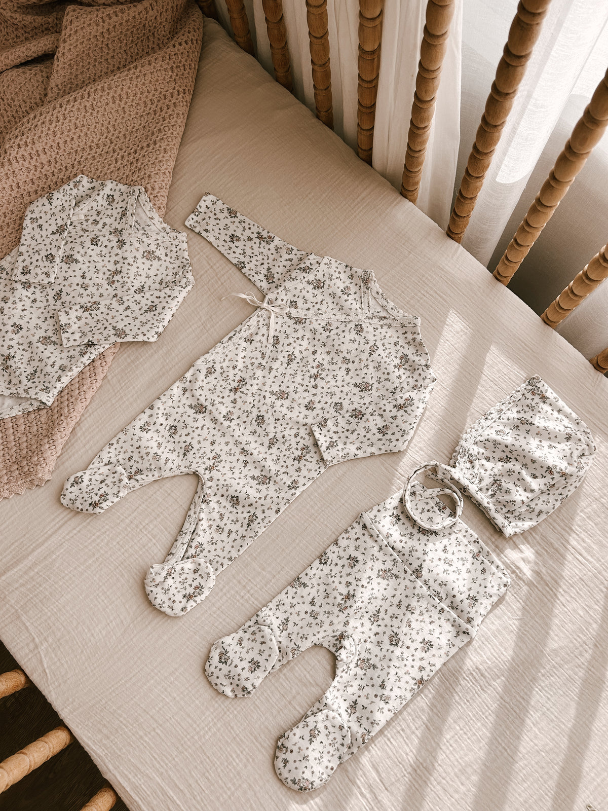 Bebe Organic Blanca Overall Fall Prairie