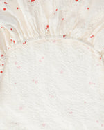 Garbo & Friends Poppy Seersucker Bassinet Fitted Sheet & Changing Mat Cover