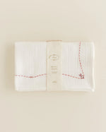 ferne baby Embroidered Swaddle - Folk Bunny