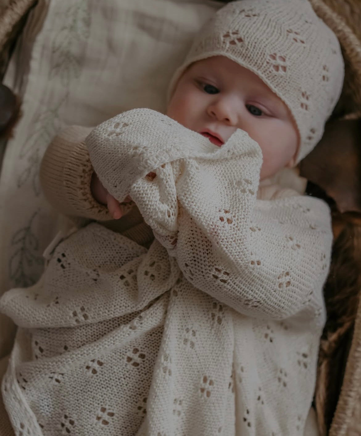 Gooseberry Fool Silk Sudha Swaddle Blanket
