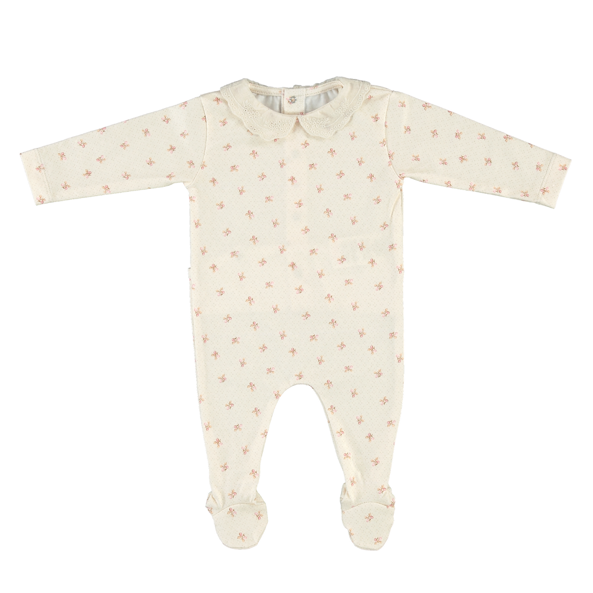 Bebe Organic Jodie Collar Overall Fairy Floral