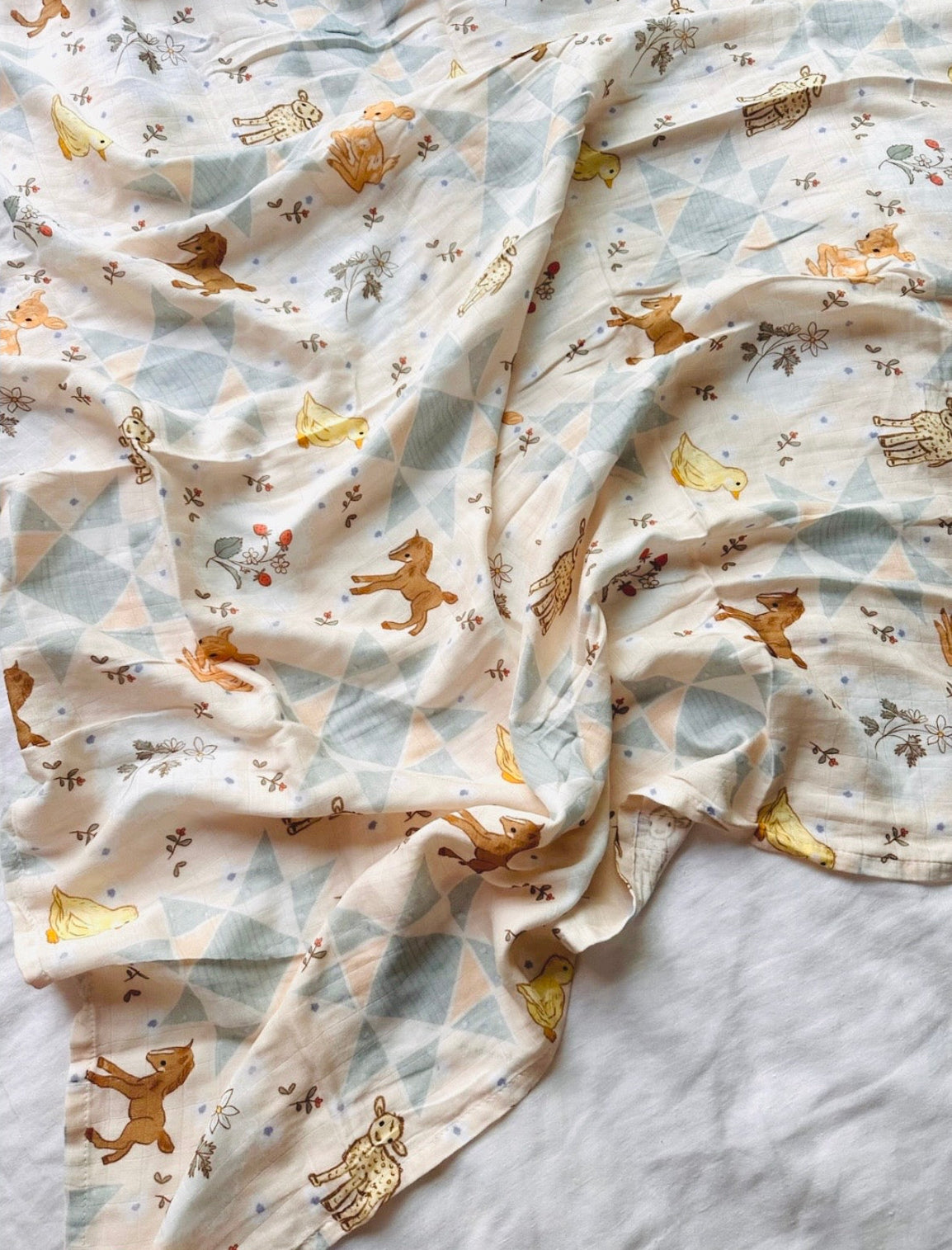 The Name Nest French Farmhouse Baby Swaddle