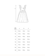 Bebe Organic Lissy Apron Dress - Geometric Roses