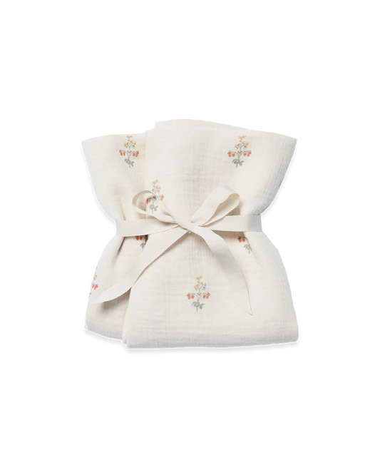 Garbo & Friends La Fraise Small Muslin Blankets (pack of 2)