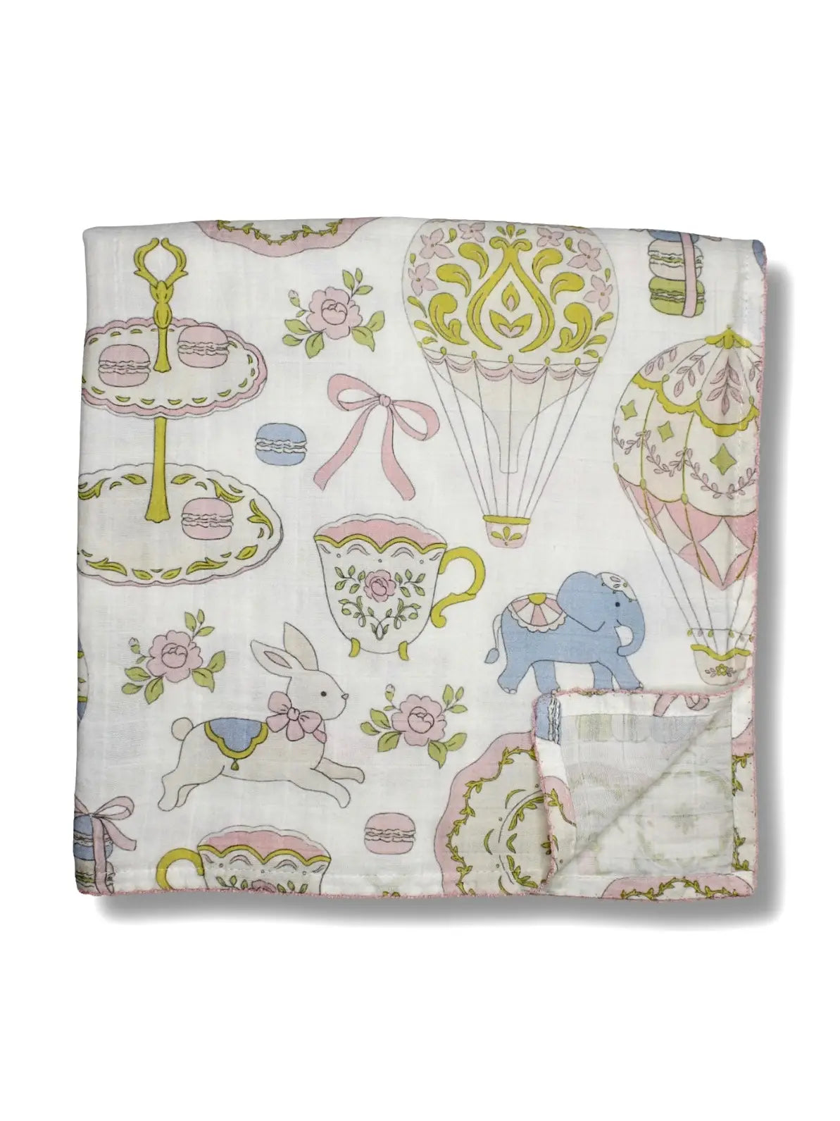 Little Threads Dreamy Carousel Muslin Blanket