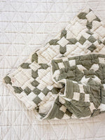 New Grain Cottage Baby Quilt - Basil