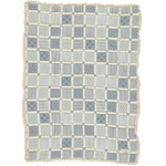 Bebe Organic Mai Blue Patchwork Baby Blanket