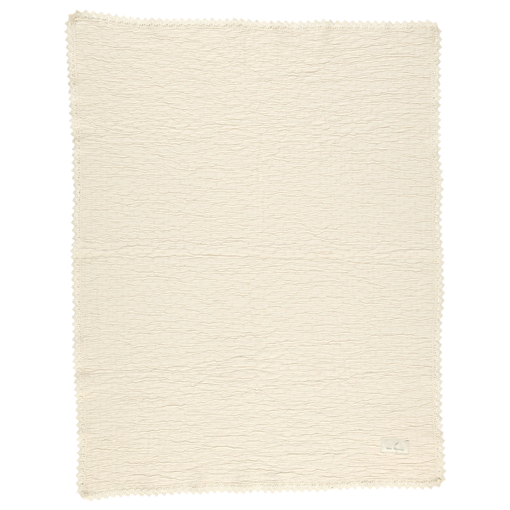 Bebe Organic Lumi Chenille Natural Twin Blanket