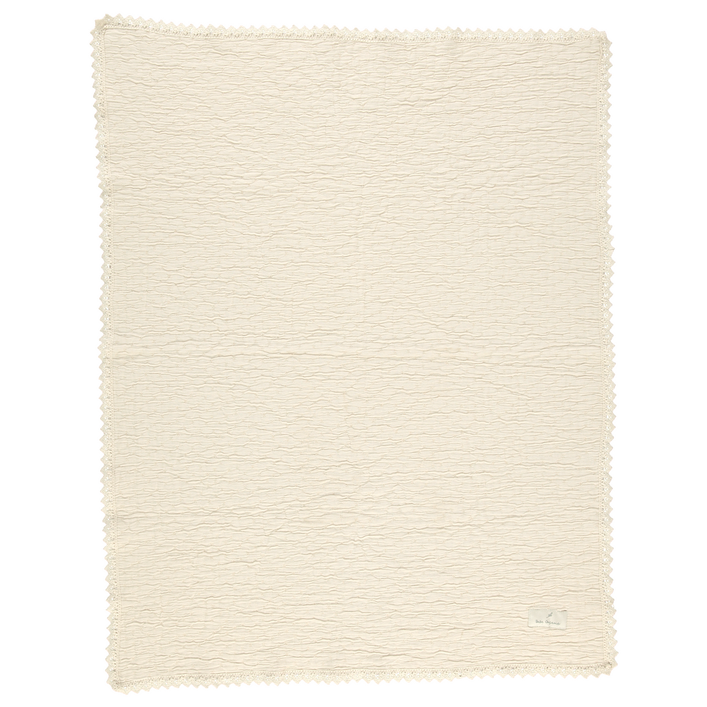 Bebe Organic Lumi Chenille Natural Twin Blanket
