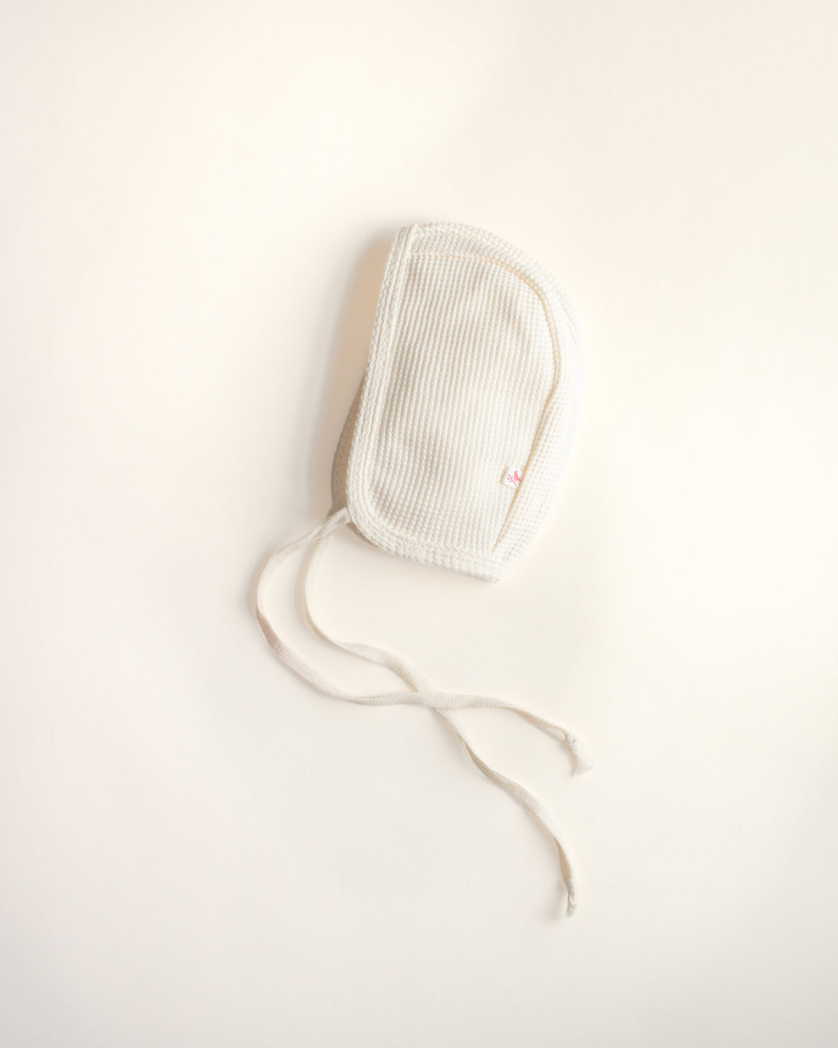 ferne baby Waffle Bonnet in Ecru