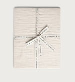 Garbo & Friends Eggshell Muslin Double Fitted Sheet