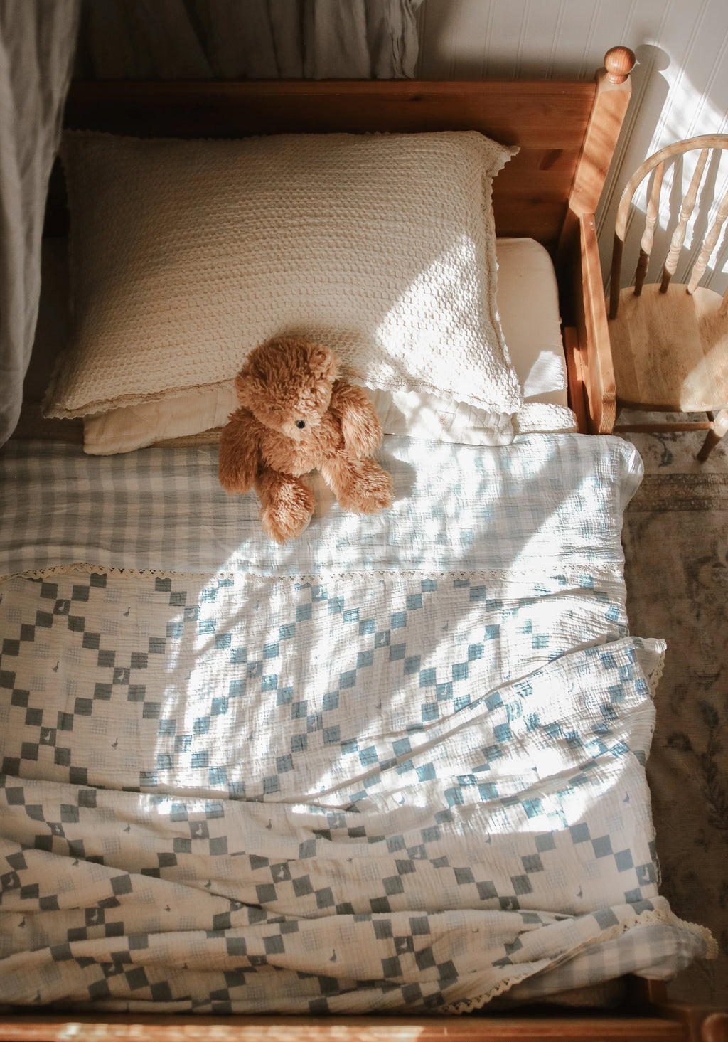 Ellie + Layne Big Kid Blanket - Grandma's Goose Quilt