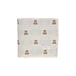 Bebe Organic Teddy Bear Sand Baby Blanket