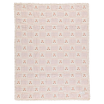 Bebe Organic Teddy Bear Mauve Baby Blanket